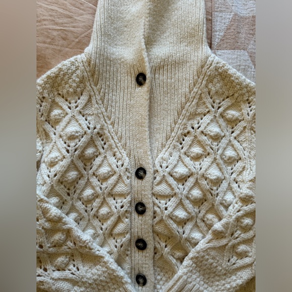 Zara Blogger’s Favorite Pompom Knit Cardigan Jacket - Picture 4 of 5